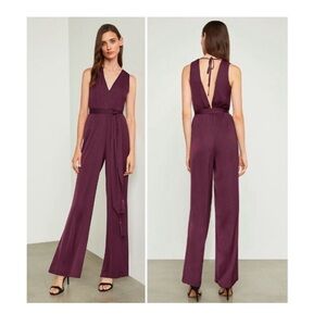 BCBG Maroon Jumpsuit